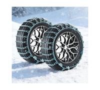 HUFIREHU Cadenas De Nieve Para Coche,Cadenas Ruedas Nieve, Para Camionetas, Suv, AutomóViles, Camionetas, Paquete De 2 Antideslizantes, Ancho De NeumáTico De 145-315 Mm(225/70R15)