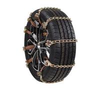 HUFIREHU Cadenas para Coche Nieve, Cadenas de Nieve Universales | Aleación, Placa de Acero Reforzada, Cable de Grado Industrial, Instalación Rápida(225/75R15)