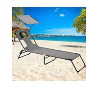 HUFIREHU Cama Plegable Pared Mueble Cama Plegable Camas Plegables Camas Abatibles Verticales Ideal para Oficinas, Siestas, Playas, Acampadas Y Balcones(Gray,Awning)