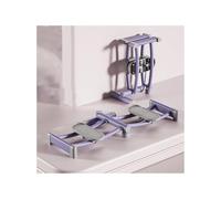 HUFIREHU MáQuina De Entrenamiento De Esquí, Simulador De Esquí Entrenador De Esquí Plegable Ejercitador Plegable para Fuerza En Piernas Multifuncional(Purple,Basic Type)