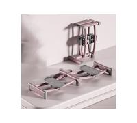 HUFIREHU MáQuina De Entrenamiento De Esquí, Simulador De Esquí Entrenador De Esquí Plegable Ejercitador Plegable para Fuerza En Piernas Multifuncional(Pink,Basic Type)