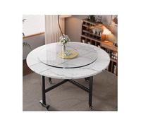 HUFIREHU Mesa Extensible De Hoja CaíDa Mesa De Cocina Plegable con Ruedas Comedor MultifuncióN De Hoja Abatible for Oficina En Casa, CafeteríA Y Restaurante(White C,160cm)