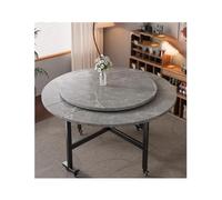 HUFIREHU Mesa Extensible De Hoja CaíDa Mesa De Cocina Plegable con Ruedas Comedor MultifuncióN De Hoja Abatible for Oficina En Casa, CafeteríA Y Restaurante(Gray B,160cm)