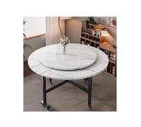 HUFIREHU Mesa Extensible De Hoja CaíDa Mesa De Cocina Plegable con Ruedas Comedor MultifuncióN De Hoja Abatible for Oficina En Casa, CafeteríA Y Restaurante(White B,120cm)