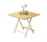 HUFIREHU Mesa Extensible De Hoja CaíDa Mesa De Cocina Plegable Y Extensible Comedor MultifuncióN De Hoja Abatible para Oficina En Casa, CafeteríA Y Restaurante(Natural Wood Color,80 * 80 * 73cm)