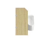 HUFIREHU ParticióN De Urinario ParticióN De Inodoro para Urinario Separador Impermeable para Hombres Montaje En Pared para Hombres Urinario Privacidad(Bevel Wood Color)