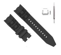 HUFLYI Correa de reloj de silicona para Invicta Pro Diver 6977 6978 6981 6983 6984 6986 6991-26 mm, correa de goma negra compatible con reloj Invicta