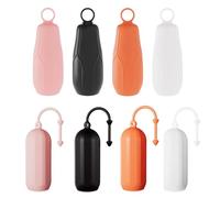 Hufopik Paquete de 8 fundas de silicona para botellas, artículos esenciales de viaje para mujeres y hombres, artículos de tocador de tamaño de viaje, artículos esenciales para crucero, accesorios de