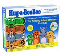 Hug-a-Booboo Premium Adhesive Kids Bandages ‚The Amazing Animal Bandages That Hug -100ct Box
