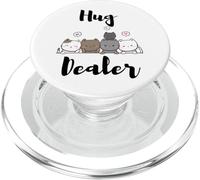 Hug Dealer Gatos Bigotes Saludos PopSockets PopGrip para MagSafe
