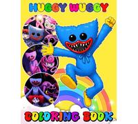 Hug-gy's and Friends Coloring Book: JUMBO Drawing Pages Of Characters for Kids Ages 4-8 8-12