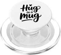Hug In A Mug Cálido Corazón Aficionado Al Café Trabajador De PopSockets PopGrip para MagSafe