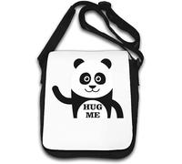 Hug Me Cute Panda Bear - Bolso de hombro, color blanco, White, Talla única
