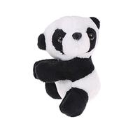 Hug Panda Clip 4 Clips Panda para niños y niñas | Clip creativo de panda de peluche, clip de panda de dedo blanco y negro para muñeca, juguetes de recuerdo para la escuela en