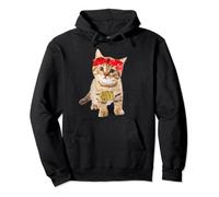 Hug Thug Gangster Life - Camisa de gato con cadena dorada Sudadera con Capucha
