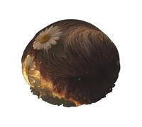 Hug Tree Sloth - Gorro de ducha impermeable y reutilizable para mujer, cubierta elástica para el cabello, para baño, spa, viajes y uso diario