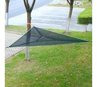 HUGDSB Hamaca Triangular de Red de 13 pies, Hamaca portátil for Patio Trasero for Uso de Varias Personas, Ideal for jardín al Aire Libre