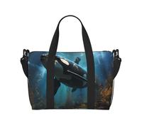 Huge Killer Whales - Bolsa de viaje impermeable para gimnasio, deportes, vacaciones