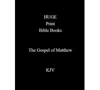 HUGE Print Bible Books Gospel of Matthew