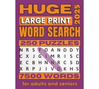 Huge Word Search Book XL: 250 Themed Large Print Puzzles for Adults and Seniors with 7,500 Words to Find (with Solutions)