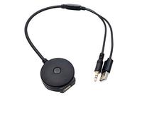 HugeAuto Adaptador de entrada de audio Bluetooth V4.0 para coche, interfaz de música USB, MP3, AUX, adaptador de cable para BMW AC926