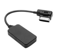 HugeAuto AMI MDI MINI Bluetooth 4.0 USB Adaptador de entrada de audio interfaz de música MP3 AUX Cable adaptador para coche Audi VW