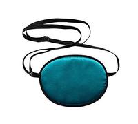 HugeDE Soft Comfortable Silk Pirate Eye Patch for Adults Lazy Eye Amblyopia Strabismus Blue