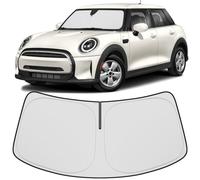 Hugeek Parasol para parabrisas compatible con BMW Mini Cooper F55 2015-2023 2024 2025, accesorios para ventana delantera, protector de visera plegable, bloquea los rayos UV (para Mini Cooper 2015-2025