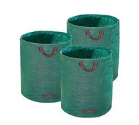 HUGELEAF - Bolsas de basura reutilizables de 72 galones para hojas de jardín, bolsas de compostaje resistentes con asas dobles para patio, jardín, césped