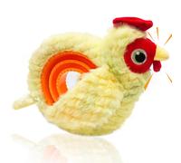 Hugeme Chicken Flouse tira y tira de guerra juguete pellizco peluche juguete chillido de perro con juguete de masticacin de cachorro de alimentacin