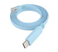 Hugfads Cable de USB a Consola con Chip PL2303GT para Conmutadores Cisco y Routers 1.8M,Conexiones Rápidas y Confiables para Terminales