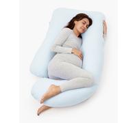 Huggable - Almohada Corporal de Maternidad en Forma de U | Color: Azul claro