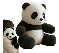 Huggable Panda Toy, Plush Animal Doll, Soft Comfort Fabric, Cuddly Support Design, Sturdy Finish, Ideal for Emotional Bonding and Decorative Display in Any Cozy Space, 7.09x7.09x9.84 Inches