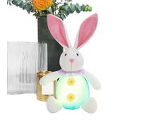 Huggable Rabbit - Plush Soft Toy Design, Cotton Filling, Realistic Bunny Shape, Gentle Touch Fabric Texture, Adorable Cuddly Animal Companion | With Long Ear Style for Bedroom Nursery Easter G