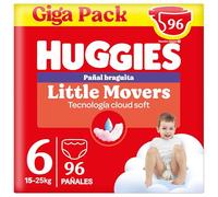 Huggies Little Movers Pañal Braguita para Bebé con Diseños Disney Talla 6 (15-25 kg), Total 105 Pañales