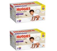 HUGGIES Extra Care Braguita Talla 4 Pañales para Niños (9-14 Kg) 160 Pa