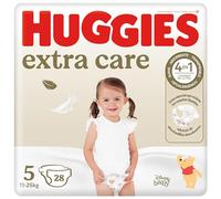 HUGGIES PAÑALES EXTRA CARE TALLA 5 DE 12-22 KG 28 UNIDADES