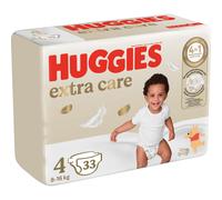 Huggies Extra Care Pañales para Bebé con Diseños Disney Talla 4 (8-16 kg), Materiales Suaves y Delicados, Hipoalergénicos, 33 Pañales