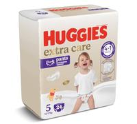 Huggies Extra Care - Pañales talla 5 (11-25 kg), braguita transpirable, ultra absorbente, diseño Disney, 24 unidades