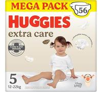 Huggies Extra Care - Pañales talla 5 (12-17 kg), ultraabsorbente, diseño Disney, paquete de 54 unidades