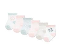 HUGGIES Little Hugs 6 Pack Socks, Multicolore, Taille Unique (Lot de 6) Baby Girls