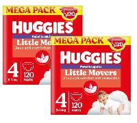 Huggies Little Movers Pañales Braguita Disney Talla 4 (9-14 Kg) 2x120 Uds