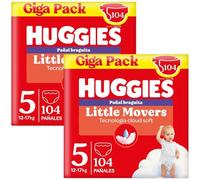 Huggies Little Movers Pañales Braguita Disney Talla 5 (12-17 kg) 2x104 Uds