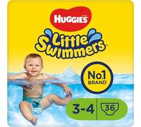 Huggies Little Swimmers Pañal Bañador Desechable para Bebés, con Barreras Anti-Escapes para una Máxima Protección en el Agua