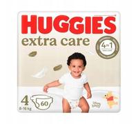 HUGGIES Pañales Extra Care Mega 4, 8-16 kg, 60 unidades