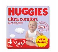 HUGGIES Pañales Ultra Comfort, talla 4, 66 unidades