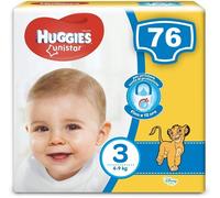 Huggies Pañales Unistar Talla 3 (4-9 Kg) Paquete De 76 Pañales (4X19)