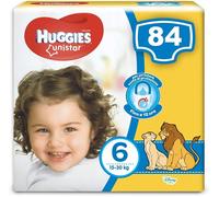 Huggies Pañales Unistar Tamaño 6 (15-30 Kg) Paquete De 84 Pañales (6X14)
