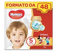 Huggies Pannolini Ultra Comfort, Taglia 5 (11-25 Kg) - Confezione da 48