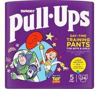 Huggies Pull-Ups, Explorers Pull-Ups para 1.5-3 años, talla 5-6 pañales (48 pantalones) - Flex and Protect - Pantalones de pañales para mayor comodidad - Diseños divertidos
